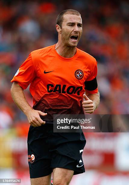 Sean Dillon of Dundee United in action during the Scottish Premier League match between Dundee United and Inverness Caledonian Thistle at Tannadice...
