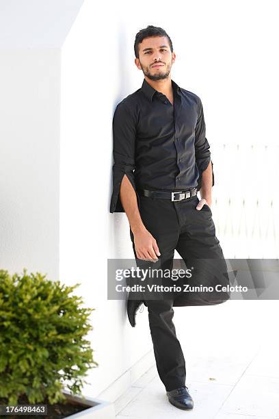 Actor Mehdi Dehbi poses for a portrait during the 66th Locarno Film Festival on August 14, 2013 in Locarno, Switzerland.