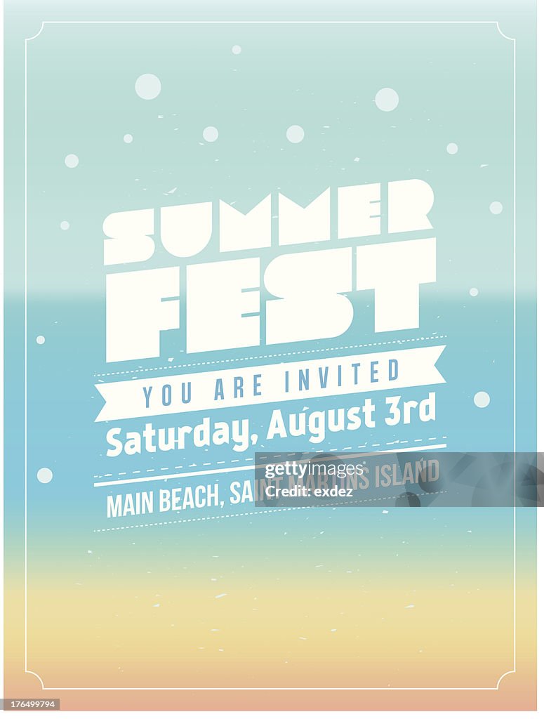 Summer Fest design
