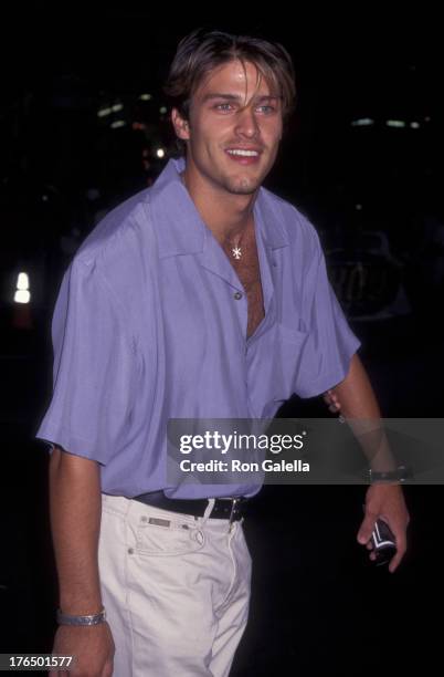 Greg Vaughan attends the premiere of "The Game" on September 8, 1997 at Mann Chinese Theater in Hollywood, California.