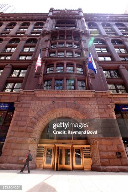 The Rookery Building, in Chicago, Illinois on JULY 19, 2013.