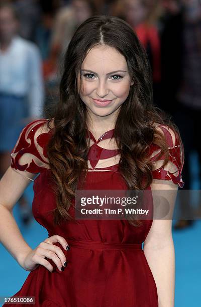 Temara Melek attends the European premiere of 'We're The Millers' at Odeon West End on August 14, 2013 in London, England.