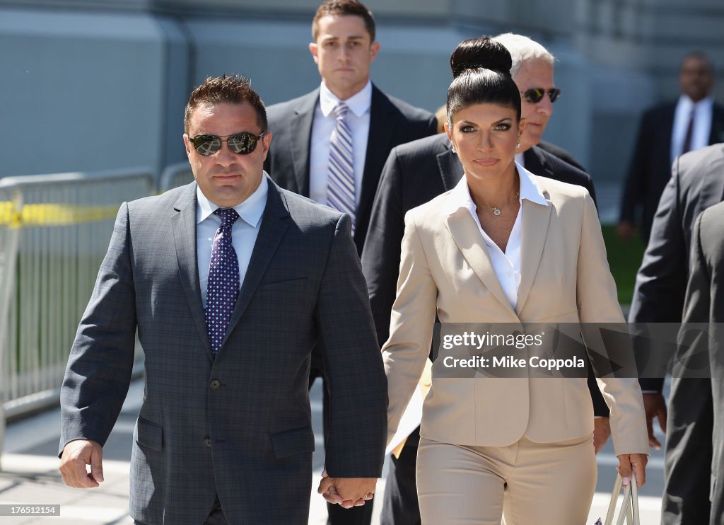 Teresa And Joe Giudice Court Appearance