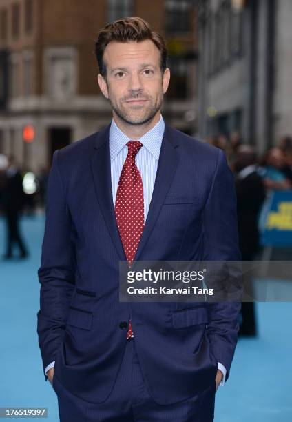 Jason Sudeikis attends the European premiere of 'We're The Millers' at the Odeon West End on August 14, 2013 in London, England.