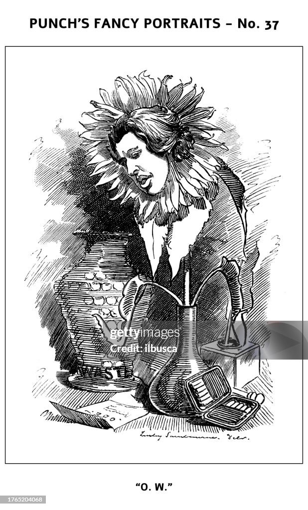 Punch's Fancy Portraits - British satire caricature illustration