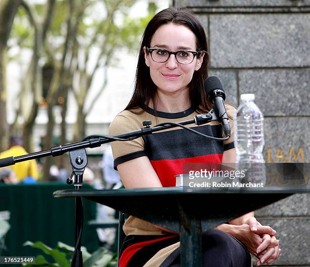 Radio personality and former MTV VJ Lisa Kennedy attends Word for Word Author 2013 at The Bryant Park Reading Room on August 14, 2013 in New York...