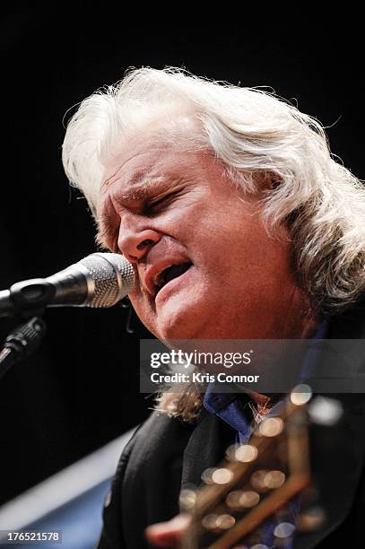 Ricky Skaggs promotes the new book "Kentucky Traveler: My Life in Music" and performs at Rosborough Cultural Arts and Wellness on August 14, 2013 in...