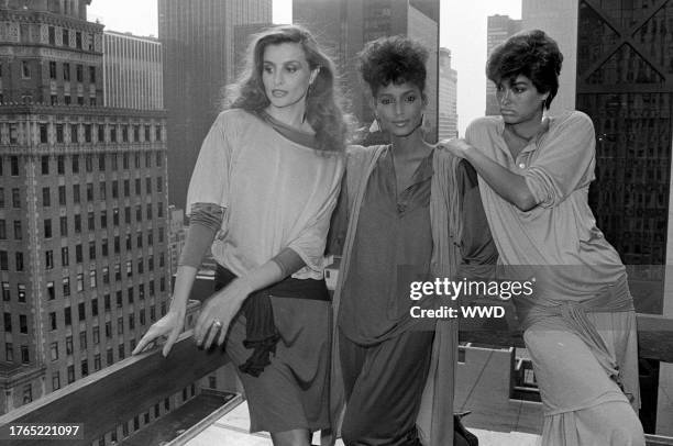 Models Apollonia van Ravenstein AKA Apples, Sheila Johnson, and Janice Dickinson