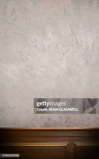wood panel and marble texture wall - wood paneling stock pictures, royalty-free photos & images