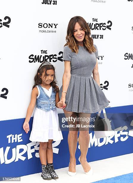 Robin Antin attends the 'Smurfs 2' Los Angeles premiere held at Regency Village Theatre on July 28, 2013 in Westwood, California.