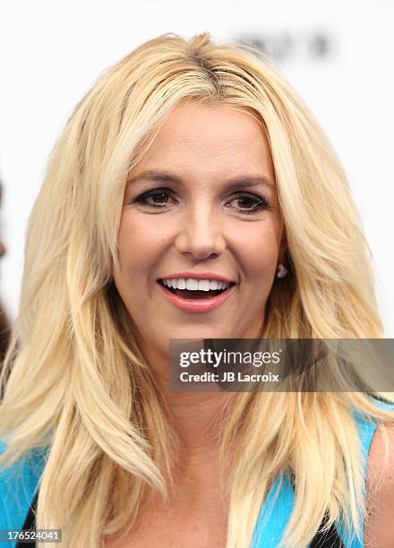 Britney Spears attends the 'Smurfs 2' Los Angeles premiere held at Regency Village Theatre on July 28, 2013 in Westwood, California.