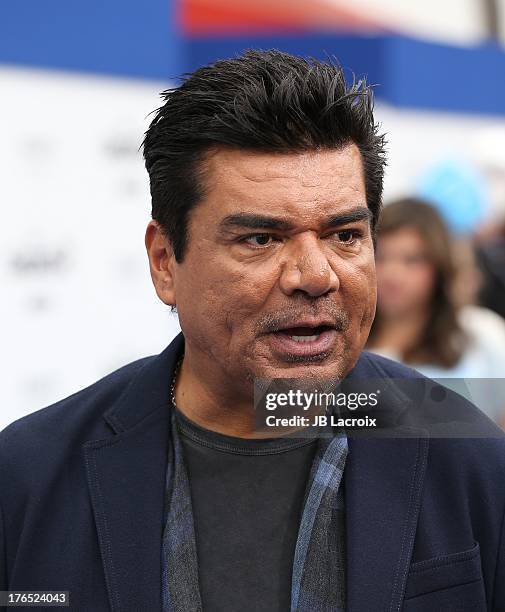 George Lopez attends the 'Smurfs 2' Los Angeles premiere held at Regency Village Theatre on July 28, 2013 in Westwood, California.