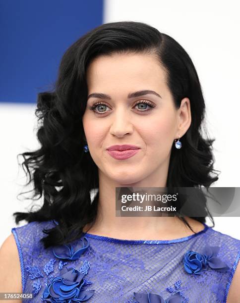 Katy Perry attends the 'Smurfs 2' Los Angeles premiere held at Regency Village Theatre on July 28, 2013 in Westwood, California.