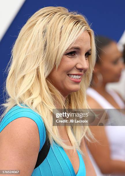 Britney Spears attends the 'Smurfs 2' Los Angeles premiere held at Regency Village Theatre on July 28, 2013 in Westwood, California.