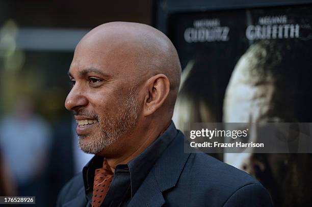 Director Suri Krishnamma arrives at the Premiere Of "Dark Tourist" at ArcLight Hollywood on August 14, 2013 in Hollywood, California.