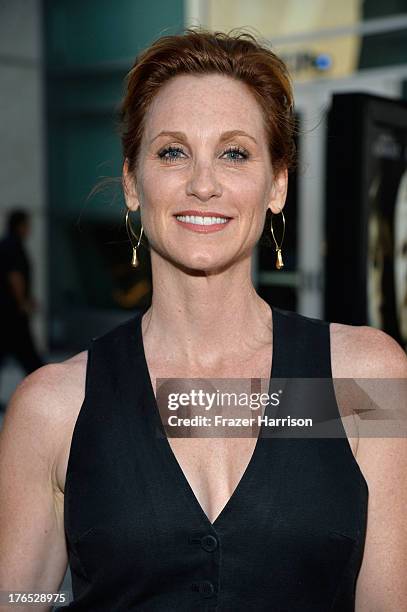 Actress Judith Hoag arrives at the Premiere Of "Dark Tourist" at ArcLight Hollywood on August 14, 2013 in Hollywood, California.