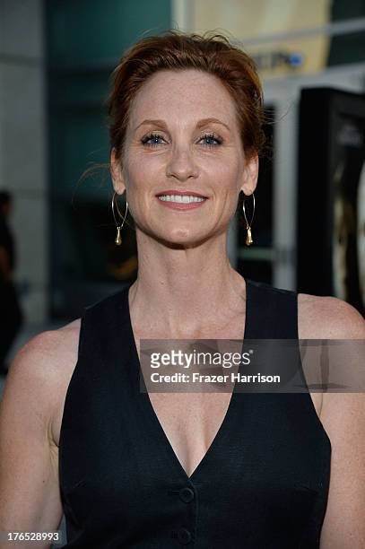 Actress Judith Hoag arrives at the Premiere Of "Dark Tourist" at ArcLight Hollywood on August 14, 2013 in Hollywood, California.