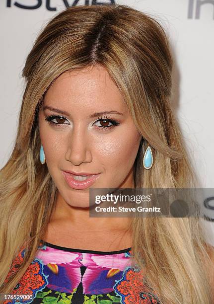 Ashley Tisdale arrives at the 12th Annual InStyle Summer Soiree at Mondrian Los Angeles on August 14, 2013 in West Hollywood, California.