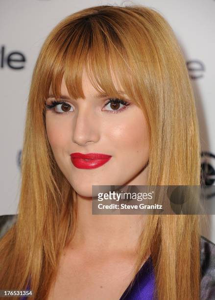 Bella Thorne arrives at the 12th Annual InStyle Summer Soiree at Mondrian Los Angeles on August 14, 2013 in West Hollywood, California.