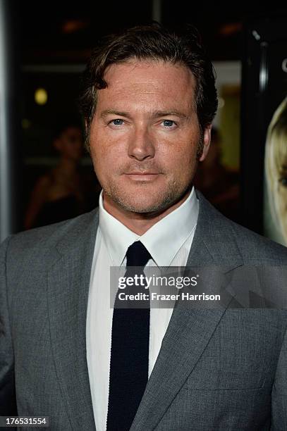 Actor Peter O'Meara arrives at the Premiere Of "Dark Tourist" at ArcLight Hollywood on August 14, 2013 in Hollywood, California.