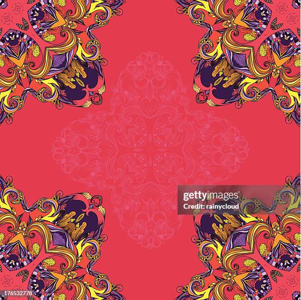 autumn birth - mirror background stock illustrations
