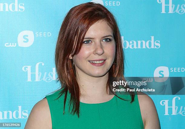 Actress Magda Apanowicz attends the premiere of "Husbands" at The Paley Center for Media on August 14, 2013 in Beverly Hills, California.