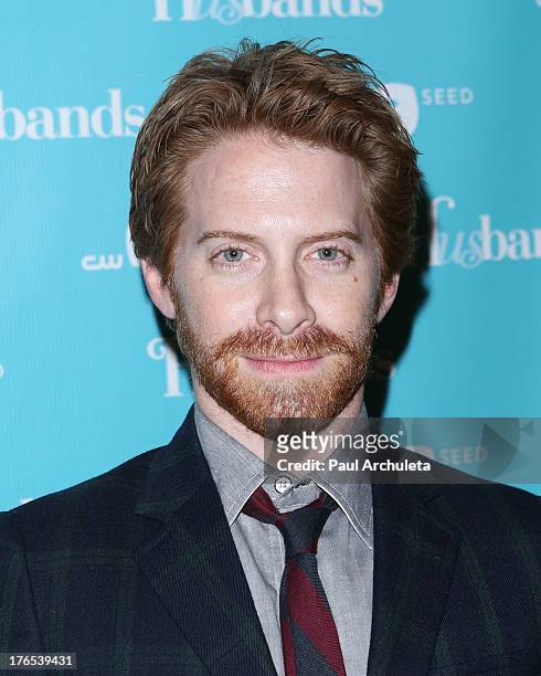 Actor Seth Green attends the premiere of "Husbands" at The Paley Center for Media on August 14, 2013 in Beverly Hills, California.