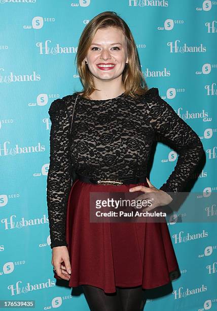 Actress Elaine Carroll attends the premiere of "Husbands" at The Paley Center for Media on August 14, 2013 in Beverly Hills, California.