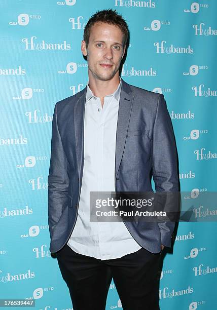 Actor Sean Hemeon attends the premiere of "Husbands" at The Paley Center for Media on August 14, 2013 in Beverly Hills, California.