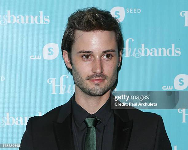 Actor Brad Bell attends the premiere of "Husbands" at The Paley Center for Media on August 14, 2013 in Beverly Hills, California.