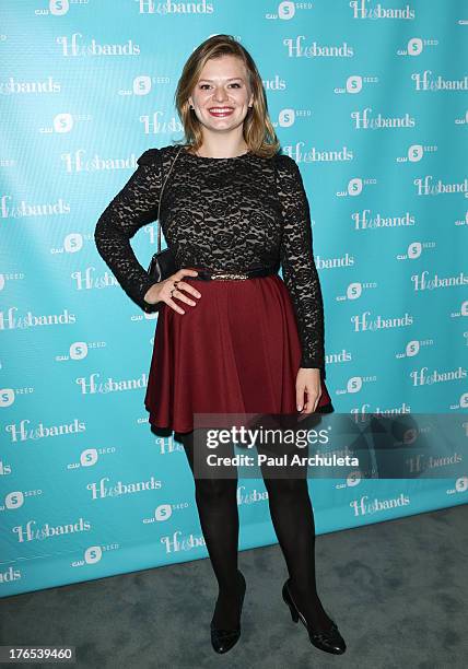 Actress Elaine Carroll attends the premiere of "Husbands" at The Paley Center for Media on August 14, 2013 in Beverly Hills, California.