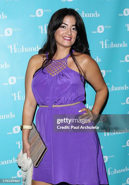 Actress Fernanda Espindola attends the premiere of "Husbands" at The Paley Center for Media on August 14, 2013 in Beverly Hills, California.
