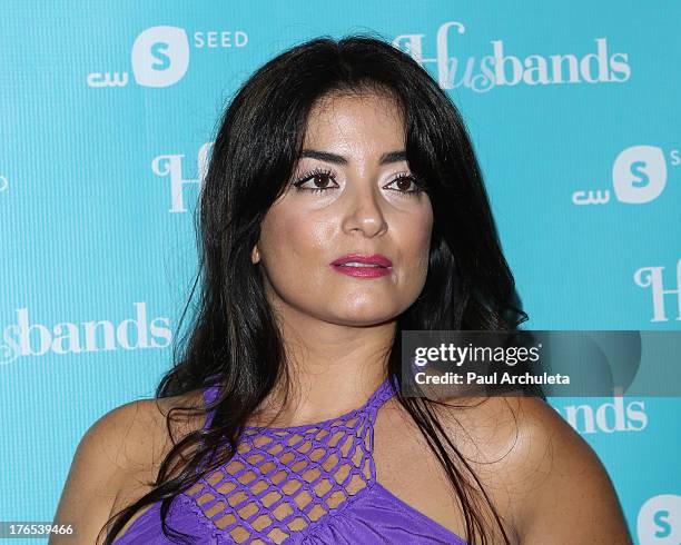 Actress Fernanda Espindola attends the premiere of "Husbands" at The Paley Center for Media on August 14, 2013 in Beverly Hills, California.