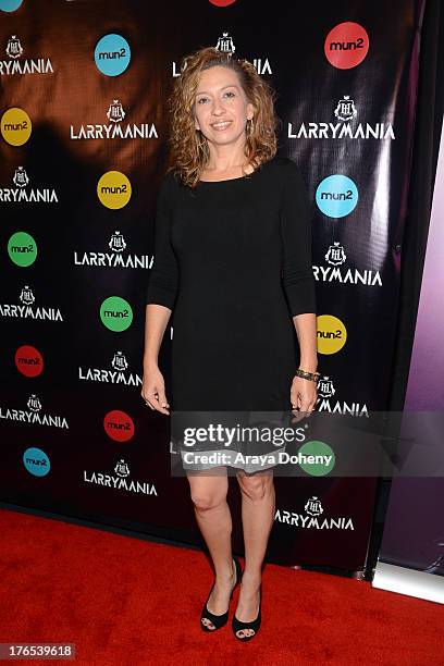 Diana Mogollon attends "Larrymania" Season 2 Premiere Launch Party at SupperClub Los Angeles on August 14, 2013 in Los Angeles, California.