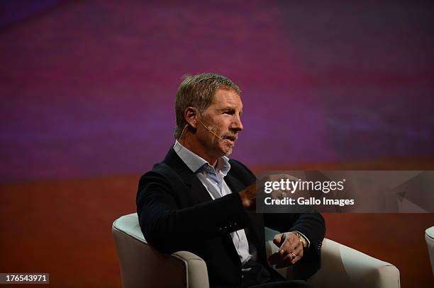 Stuart Baxter during day 1 of the Discovery Vitality Summit at Sandton Convention Centre on August 15, 2013 in Johannsburg, South Africa.