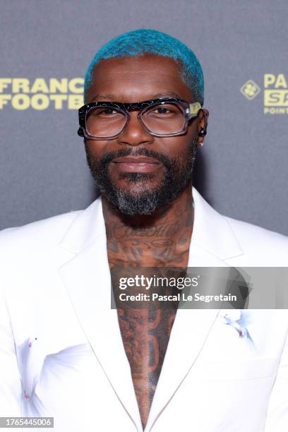 Djibril Cissé attends the 67th Ballon D'Or Photocall at Theatre Du Chatelet on October 30, 2023 in Paris, France.