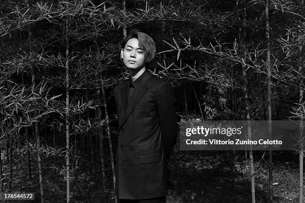 Actor Masaki Suda poses for a portrait during the 66th Locarno Film Festival on August 15, 2013 in Locarno, Switzerland.