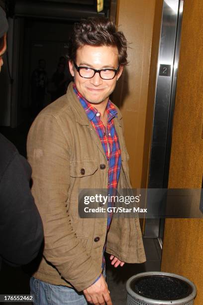 Actor Jonathan Taylor Thomas as seen on August 14, 2013 in Los Angeles, California.