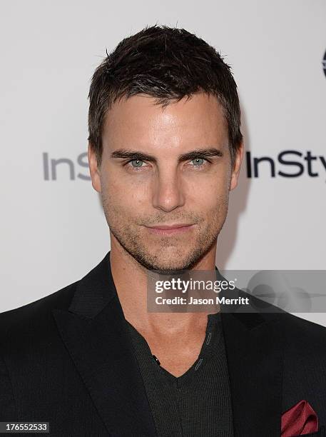 Actress Colin Egglesfield attends the InStyle Summer Soiree held Poolside at the Mondrian hotel on August 14, 2013 in West Hollywood, California.