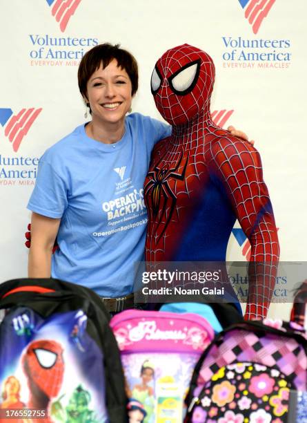 Paige Davis attends Operation Backpack's Sort Day on August 15, 2013 in New York City.