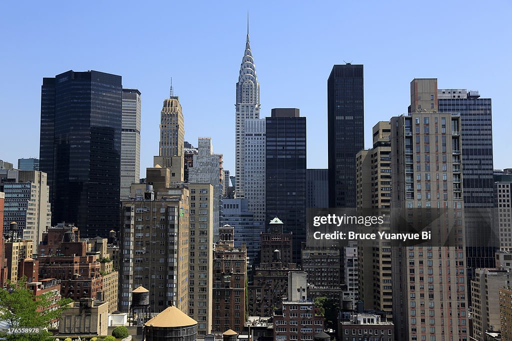 Cityscape of Midtown Manhattan