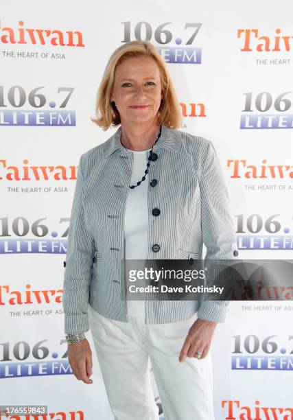 Eve Plumb attends 106.7 LITE FM's Broadway in Bryant Park 2013 at Bryant Park on August 15, 2013 in New York City.