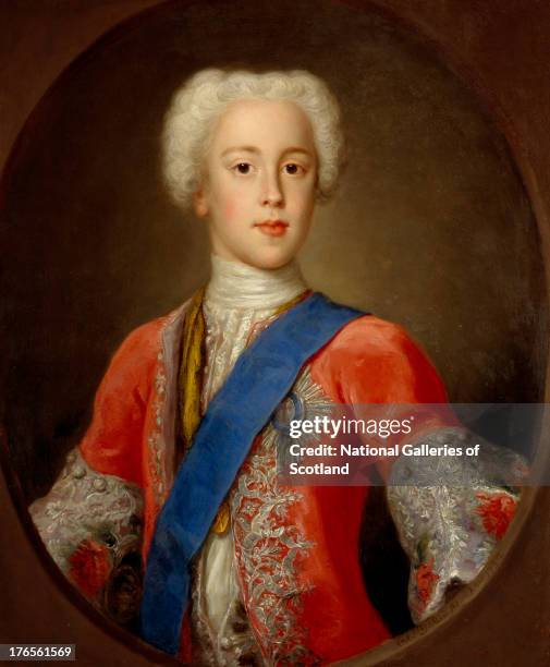 Eldest son of Prince James Francis Edward Stuart, by Antonio David, 1732. Oil on canvas. .