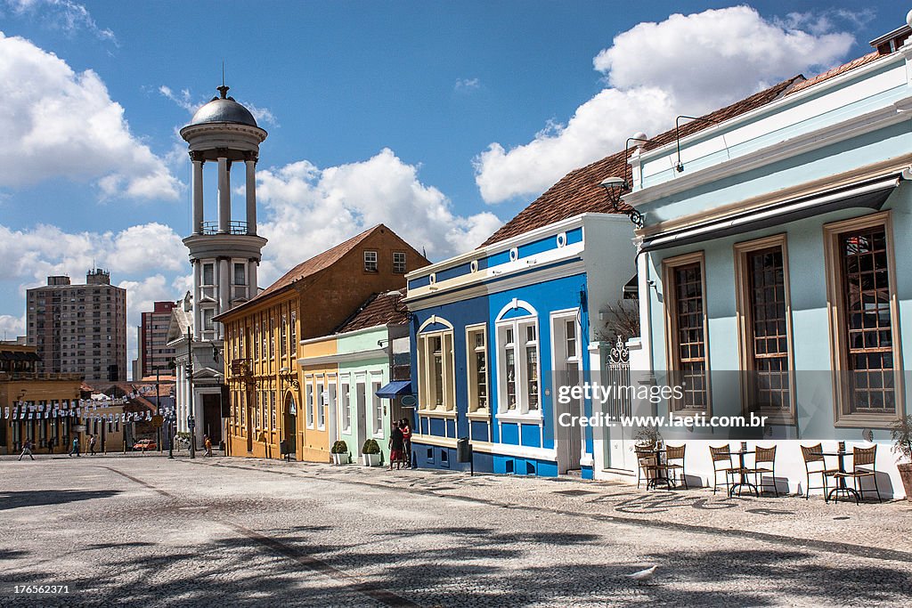 Antique Houses at Garibaldi Square, Brazil