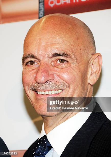 New York City Fire Commissioner Salvatore J. Cassano attends the "Quantum Heroes" premiere at Engine 33, Ladder 9 on August 15, 2013 in New York City.