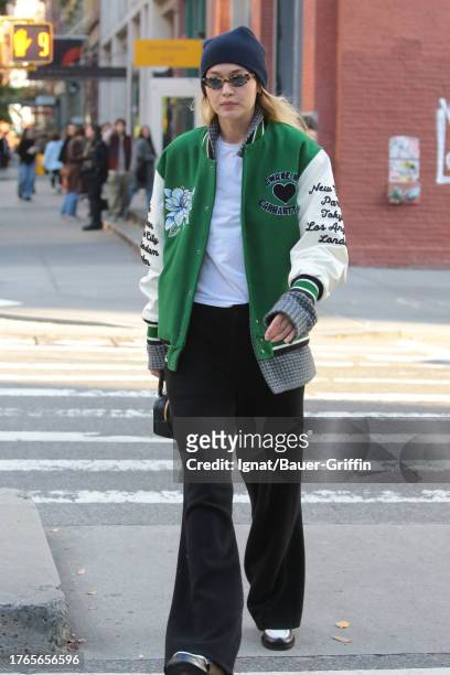 Gigi Hadid is seen on November 05, 2023 in New York City.