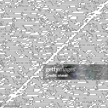 Dual Triangle Circuit Board Design High-Res Vector Graphic - Getty Images