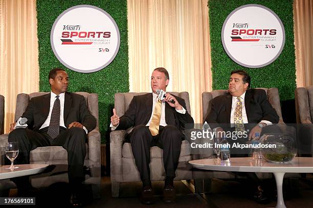 And General Manager Fox Sports San Diego Henry Ford, VP Content AT&T Chris Lauricella, and SVP of Affiliate Sales and Marketing, Pac-12 Network Art...