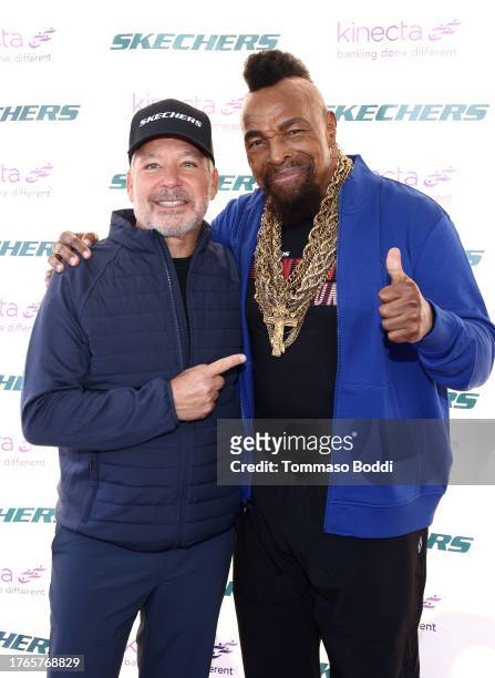 Michael Greenberg, Co-Founder and President of Skechers and Mr. T attend the 15th annual Skechers Pier to Pier Friendship Walk at Manhattan Beach...