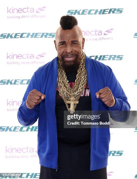 Mr. T attends the 15th annual Skechers Pier to Pier Friendship Walk at Manhattan Beach Pier on October 29, 2023 in Manhattan Beach, California.